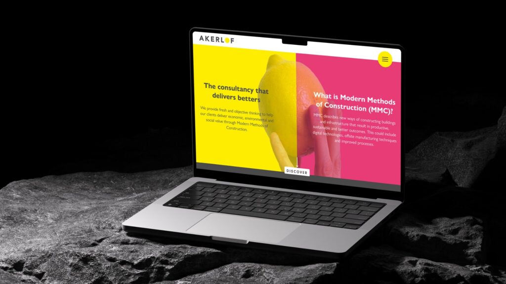 Akerlof website design by CreativeFolks